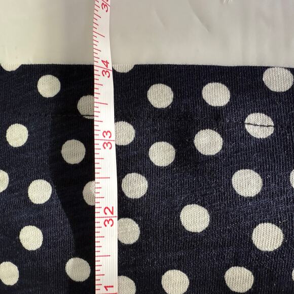 Boden Navy Polka Dot Long Sleeve Dress Size 4P NWT Tencel Cotton Blend - Picture 8 of 9